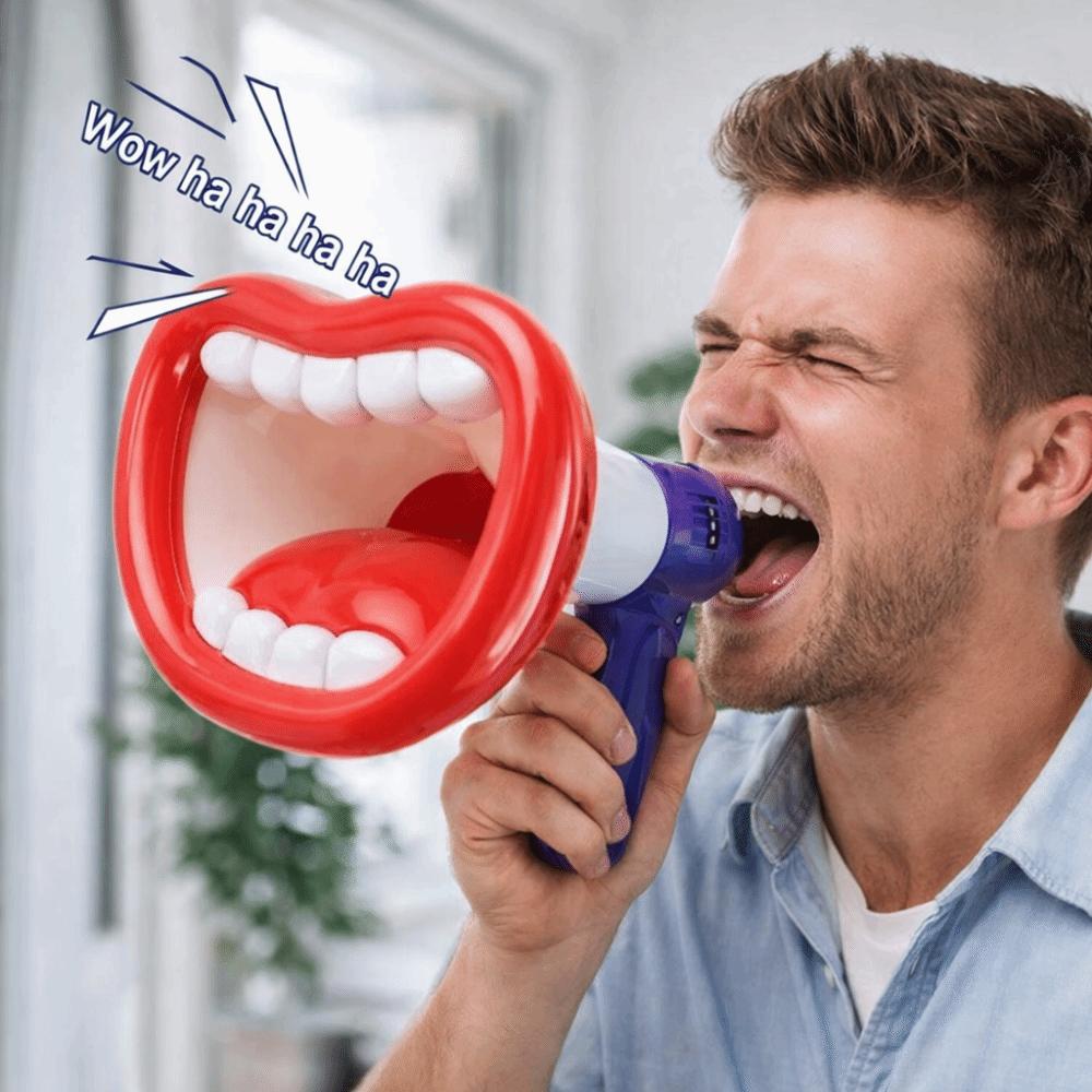 Anti Slip Voice Changer Portable Voice Changing Loudspeaker Funny Megaphone  Prank Gift