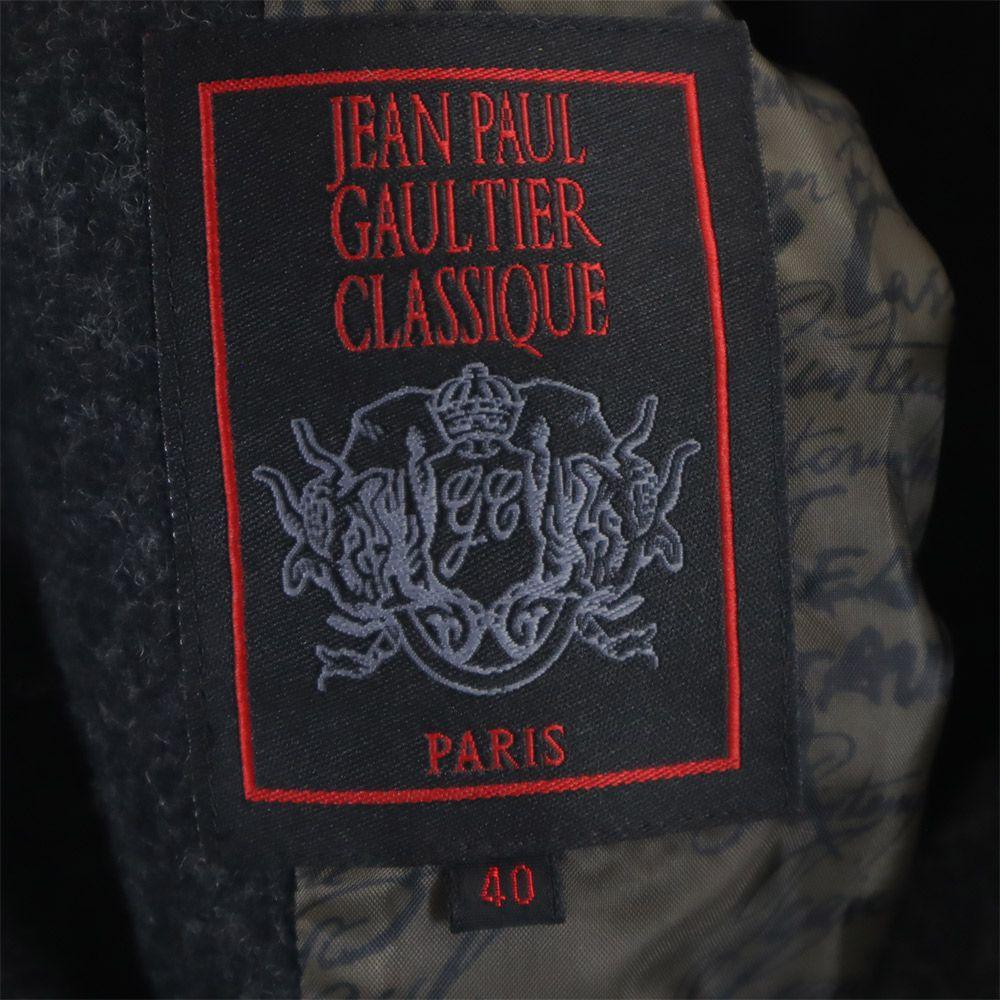 Jean Paul GAULTIER CLASSIQUE Wool Blend Long Coat 40 Gray Women Used