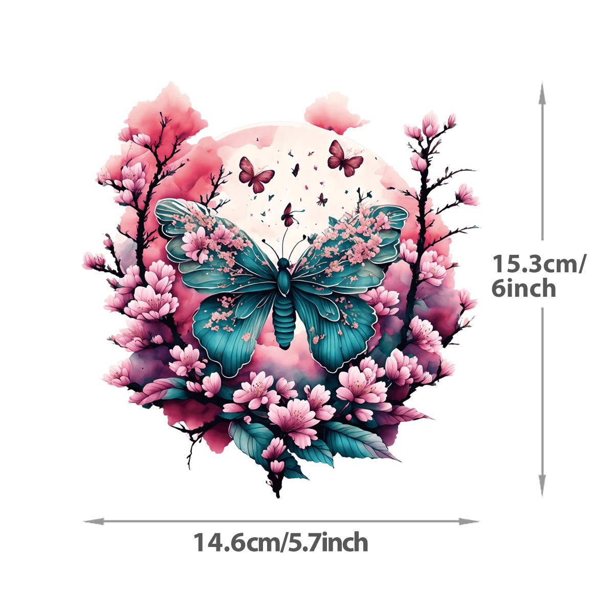 

Наклейка Бабочка Среднего Размера На Одежду Для Девочек Платья Наклейки Нашивки Стирающиеся Термопресс Толстовки Топы Виниловые Нашивки Сделай Сам