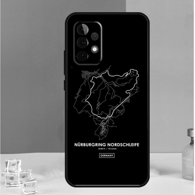 Motor Sport Nurburgring For Samsung Galaxy A05 A06 A13 A33 A53 A36 A26 A16 A54 A34 A14 A32 A52 A55 A35 A15 A56 Case