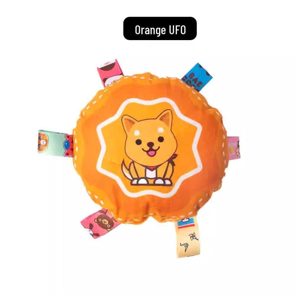 

Интерактивный плюшевый фрисби: Саморазвлекающая, устойчивая к прорезыванию зубов игрушка для собак для снятия скуки и веселья в перетягивании каната