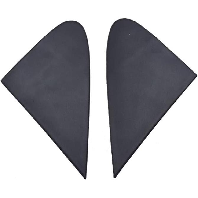 Pair Front Left and Right Rearview Triangle Trim Panel, Side Door Mirror Corner Triangle Fender Cover, Compatible with Toyota Corolla 2008-2013