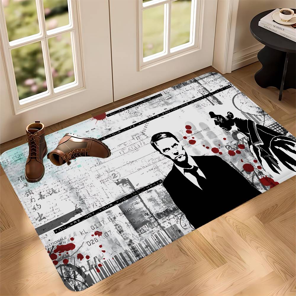 Fight Club Movie Bathroom Mat Non-Slip Laundry Room Mat Laundry Decor Balcony Child Living Room Toilet Rug