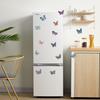Laser Gold Foil Butterfly Wall Sticker 3D PET Retro Decal DIY Scrapbooking Hollow Butterfly Stickers for Home Decor