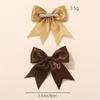 Bohemian Solid Color Satin Bow Hair Clips, Fashionable Hair Accessories for Women Girls, Easy-to-Use Design for Daily Hairstyles