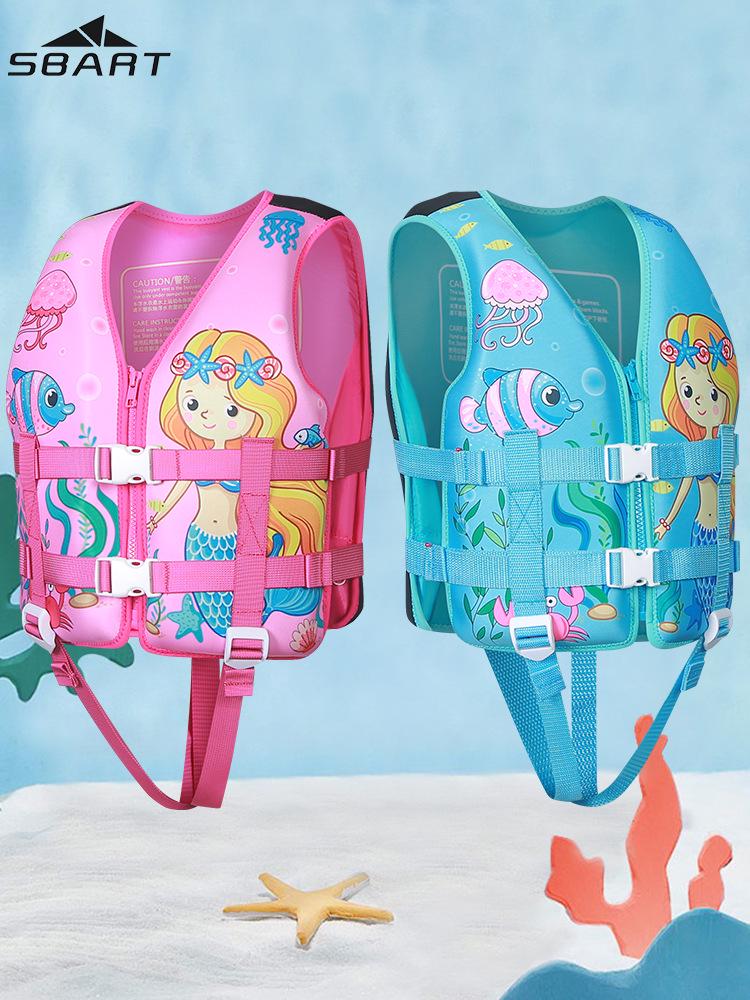 Sbart Children's High Buoyancy Outdoor Life Jacket for Beach and Rafting