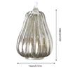 Glass Pumpkin Lanterns Battery Operated Halloween Pumpkin Lights LED Twinkling Lamp W/ Timer Halloween Decorations Desk Ornament