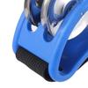 Foot Tambourine Percussion with Jingle Bell Tambourine Musical Percussion Instruments for Guitar Drum Blue
