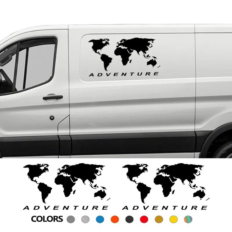 Car Side Body Sticker Graphics Adventure Edition Decor Decal For Van SUV Camper RV Motorhome Auto DIY Vinyl Decoration Cover