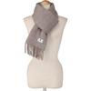 Used Elensia Cashmere Blend Reversible Scarf for Women and Men, UV Cut 98% or more, Checkered, 30x186cm, 160g, Available in 13 Colors (Brown)