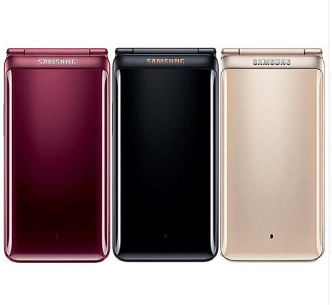Samsung Gerenoveerde Originele  Galaxy Folder 2 G160N 2GB RAM 32GB ROM Klap Unlocked Smartphone Met 1 SIM 32GB zwart