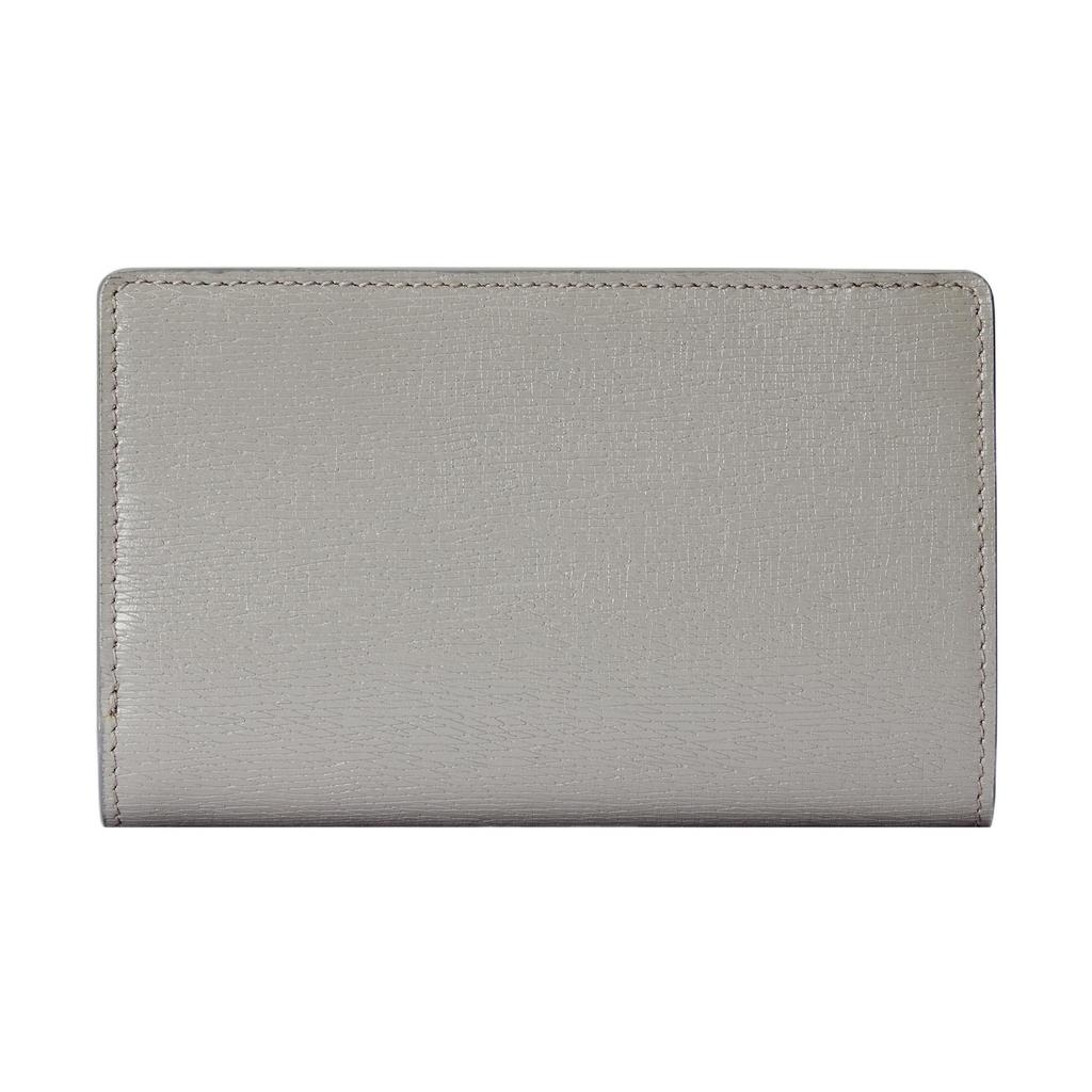 Gucci Letter Logo Zipper Leather Wallet Women Wallet Light-Gray 772640-0OP0N-1440