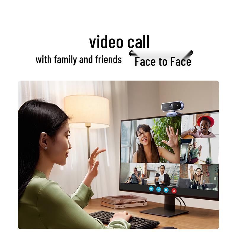 UGREEN 4K USB Webcam with Dual Mics