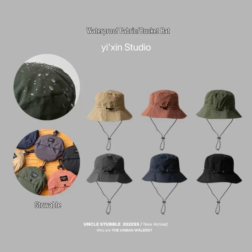 Unisex Quick-Dry Waterproof Foldable Sun Hat for Outdoor Use