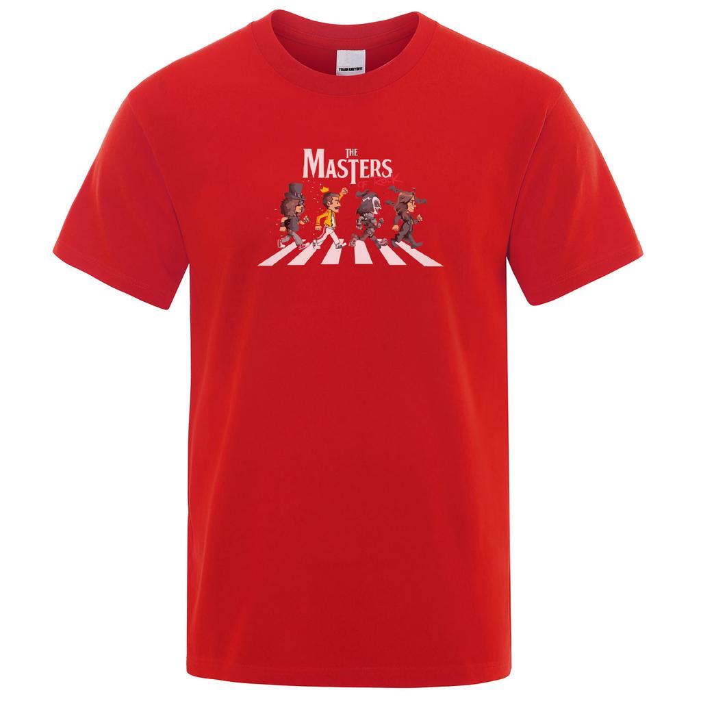 Freddie Mercury T-Shirt 2023 Fan Queen The Masters of Rock Road Men's Print T Shirt Short Sleeve Summer Cotton Clothing Tops Tee