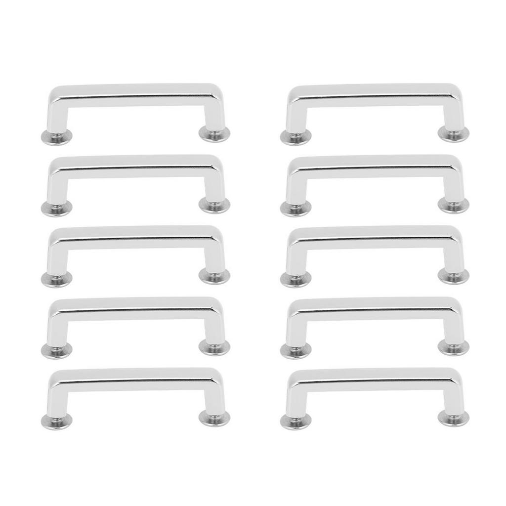 10 Sets Binding Rivets 23x7x6mm Flat Arch Bridge Buckles and 5.5mm Crossed Screw for Leather Crafts