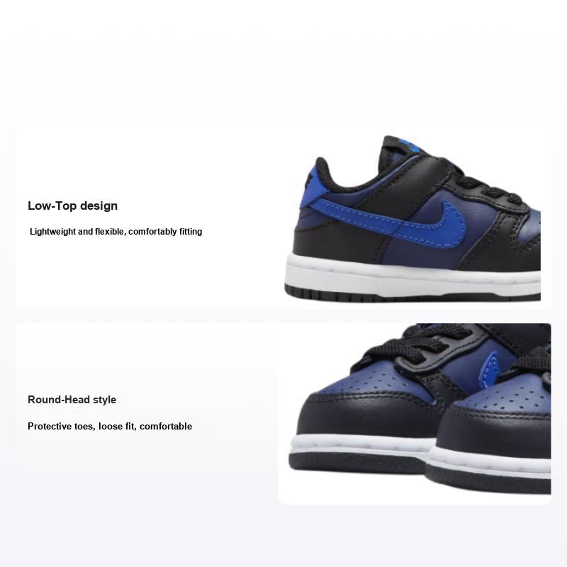 Детские кроссовки Nike Dunk Low TD Black Midnight Navy синие Game-Royal DH9761-402 22