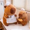 Chef Capybara Plush Toy: Cute Baker Doll, Large Sleep Companion Pillow
