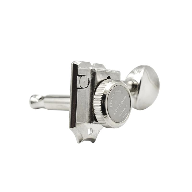 Metal Guitar Tuning Pegs Key Locking Tuners Machine Head Knob Guitar String Tuning Peg Guitar Replacement Part Enduring 1