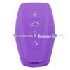 Silicone Key Case for Geely 4-Button Models: Jiaji, Binyue, Dihao GL, Arrow (Remote Start)