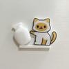 Magnetic Cat Whiskers Collection Ornaments Cartoon Cat Refrigerator Sticker  for Home Decoration