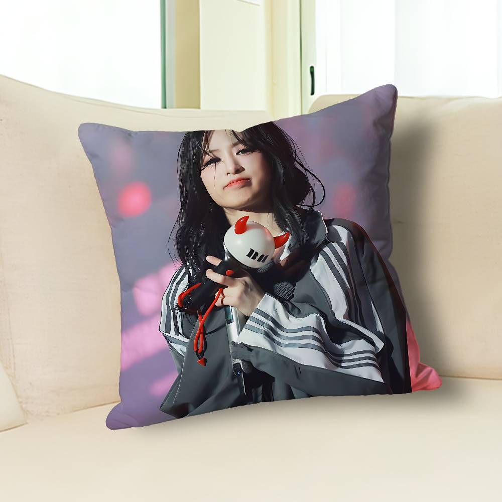 Cute Singer A-Ahyeon Pillow Cases for Bedroom Living Room Sofa Home Decor Polyester Cushion Cover with Zipper