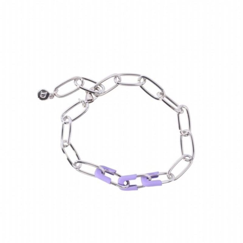 Dana Burton Colored Link Chain Bracelet