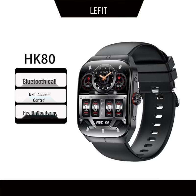 Lefit HK80 Smartwatch with Bluetooth Call and NFC Access (CN version)