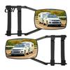 Adjustable Trailer Mirror Extension Universal Towing Extender, Clip-on Side View Safety Mirror, Extra Quick Release Large Field of for Truck SUV And