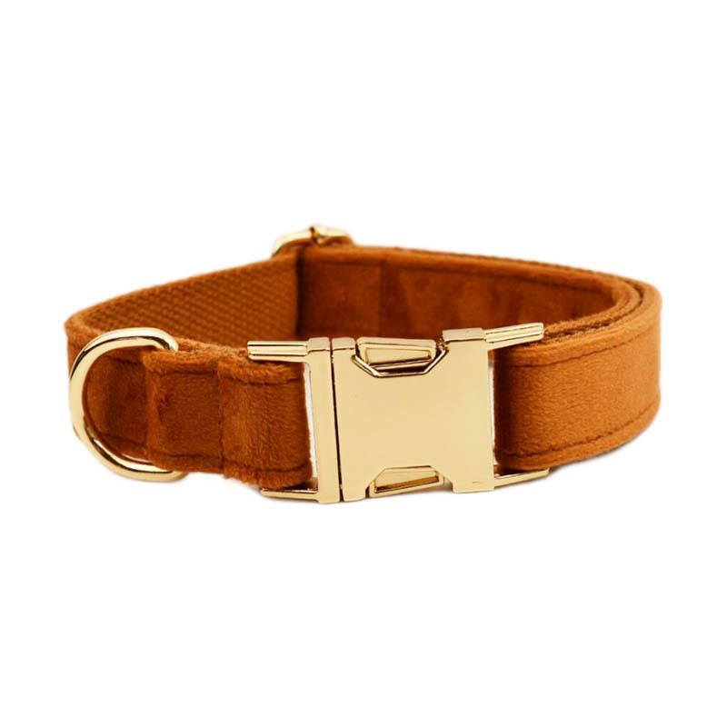 Ancient pottery velvet pet collar dog leash dog leash outdoor dog leash XS