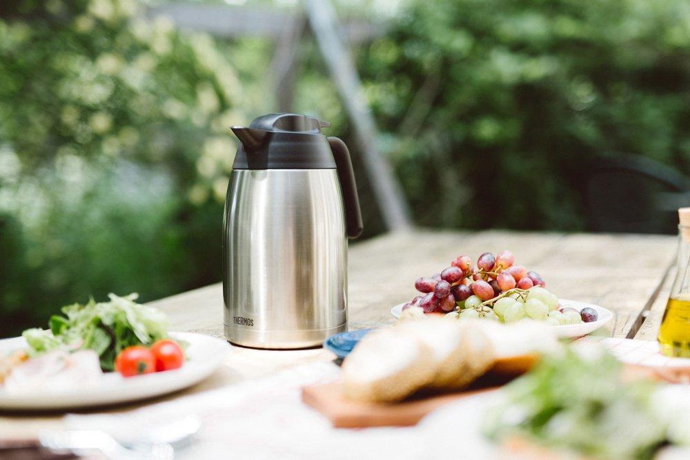 Thermos Stainless Steel Pot Stainless Steel Brown SBW 1.5L THV-1501