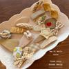Autumn Cute Bowknot Hairpins Women Girls Kids Plaid Hair Clips Barrettes Accessories Hairclip Headdress Headwear Ornaments
