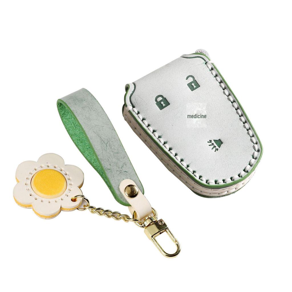 Genuine Leather Cadillac Key Cover for 22 Models - XT4/XT5/XT6/CT5 Protective Shell