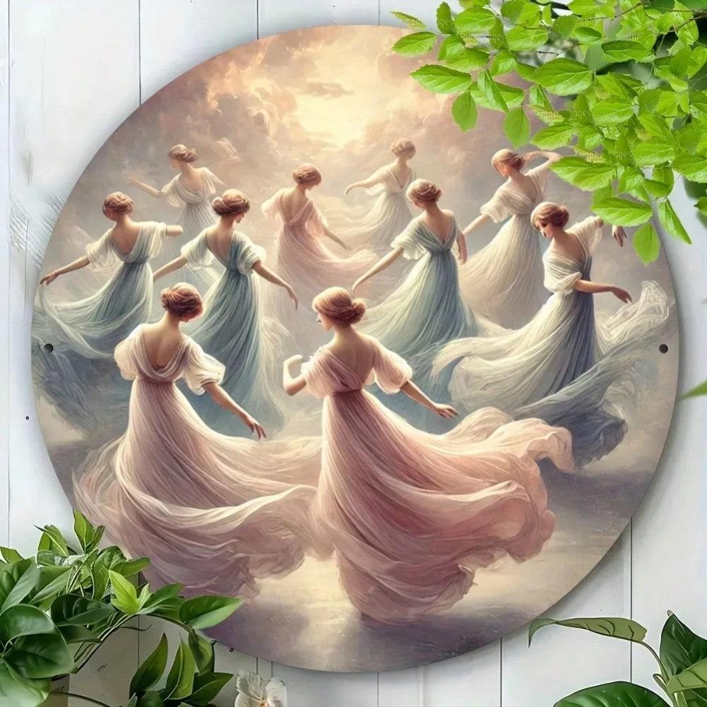 

Metal Wall Art Sign Home Decor Dining Classroom Wall Hanging 20x20 різнокольоровий
