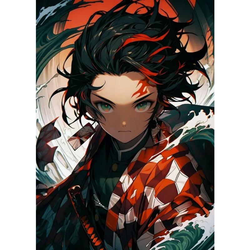 Demon Japanese Popular Classics Anime Character Posters Canvas Printing Wall Art Picture for Living Room Home Decor Gifts