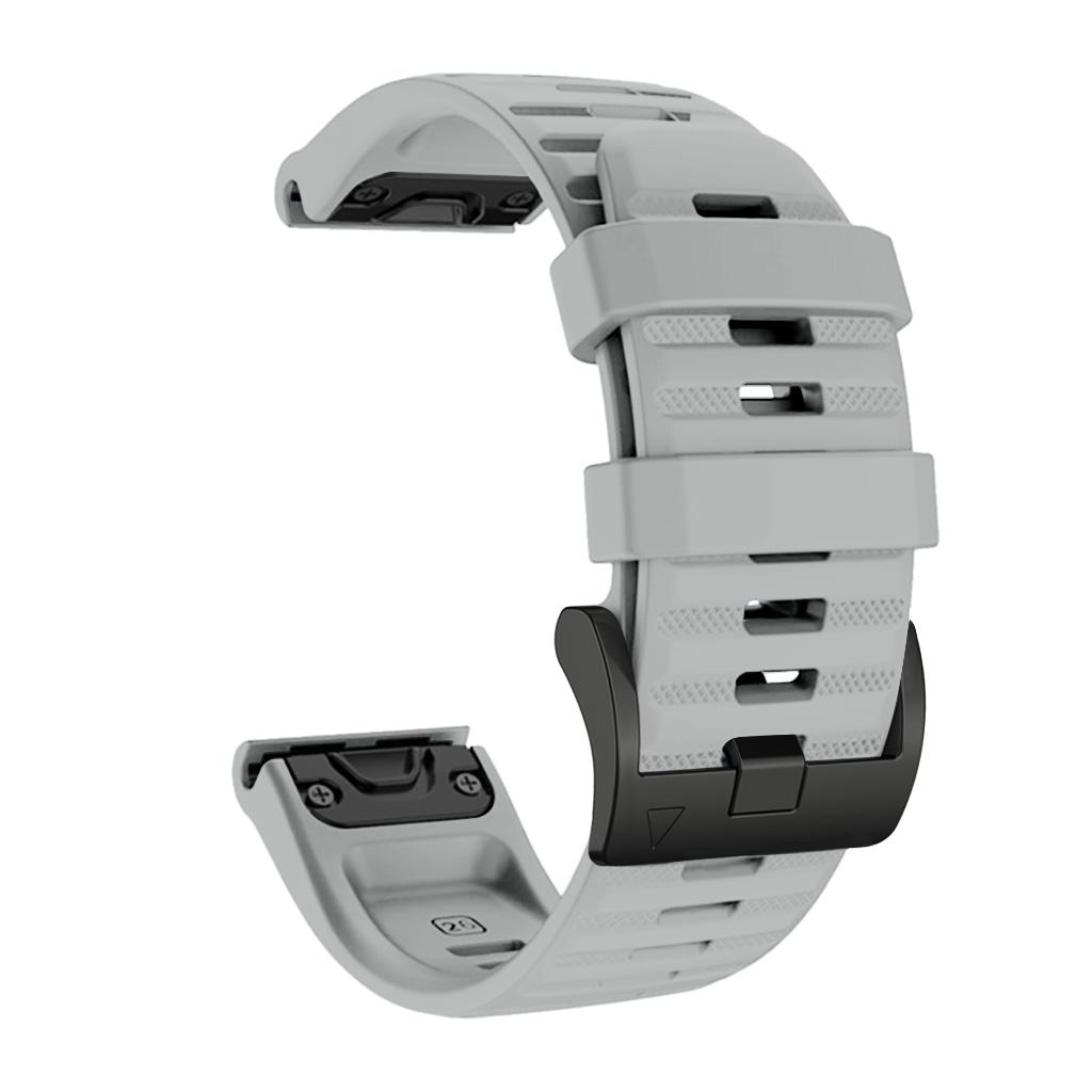 26/22mm Soft Silicone Strap for Garmin Fenix 8/Tactix 8/Enduro3 2/Fenix E 7X 6X Quick Fit Bracelet Wristband Garmin Fenxi E 47mm