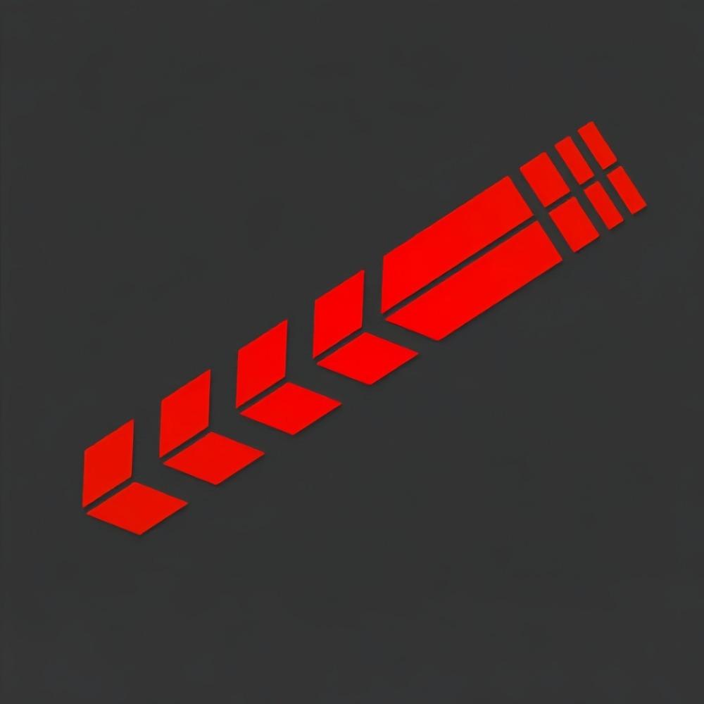 Motorcycle Mudguard Stickers Reflective Strips Car Safety Warning Labels for Decorative Personalized Creative Waterproof Sticker