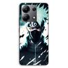 Phone Case - MANIACASE - Xiaomi Redmi Note 13 4G - TPU Silicone - Kakashi Hatake Pattern - Black