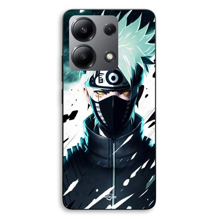Coque de téléphone - MANIACASE - Xiaomi Redmi Note 13 4G - Silicone TPU - Motif Kakashi Hatake - Noir