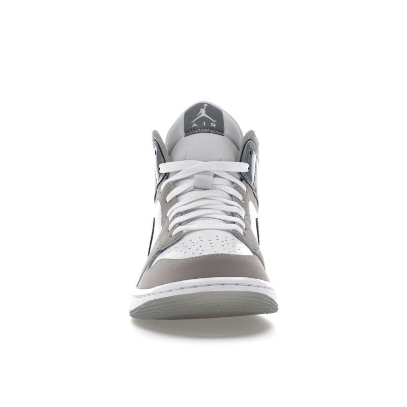 Air Jordan 1 Mid SE Patent Cool Grey Unisex Sneaker Fehér Közép-szürke HF3216-100