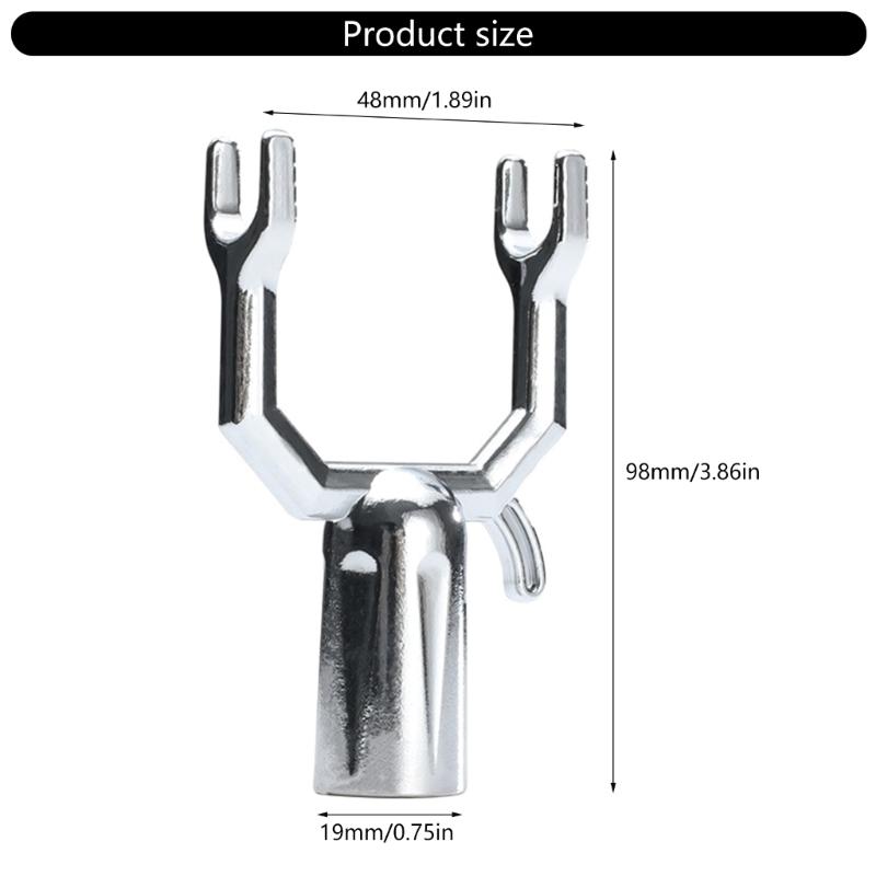 20Pcs Y Branch Support Brackets Metal Rustproof Garden Stake Holders Plant Straightening and Leaning Support