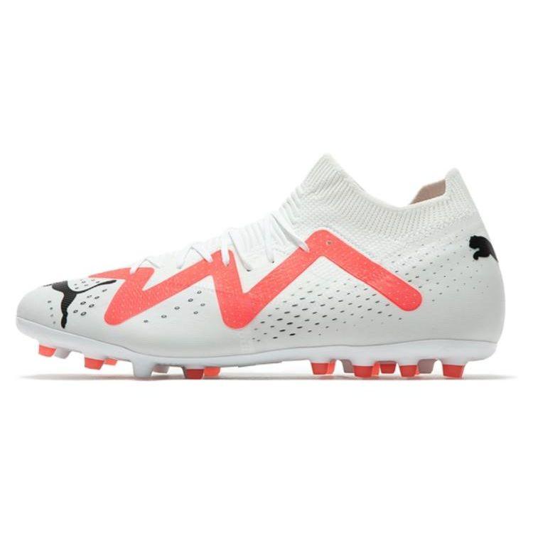 

Puma Future Match Круглый носок Шнуровка MG (Резиновые короткие шипы) Футбольные бутсы с амортизацией Мужские футбольные бутсы Бело-красные 107373-01 41