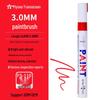 Low Odor White Oil-Based Paint Marker for Tires, Furniture, and Tiles