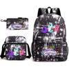 School season starry sky primary school student schoolbag smiling animal leisure backpack