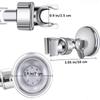 Shower Head Holder Adjustable Self-Adhesive Wall Mount Shower Head Bracket Universal For Home Hotel Bathroom
