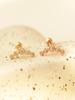 Minimalpiercing 14K Antique Bubble Cubic Curve Piercing Earrings