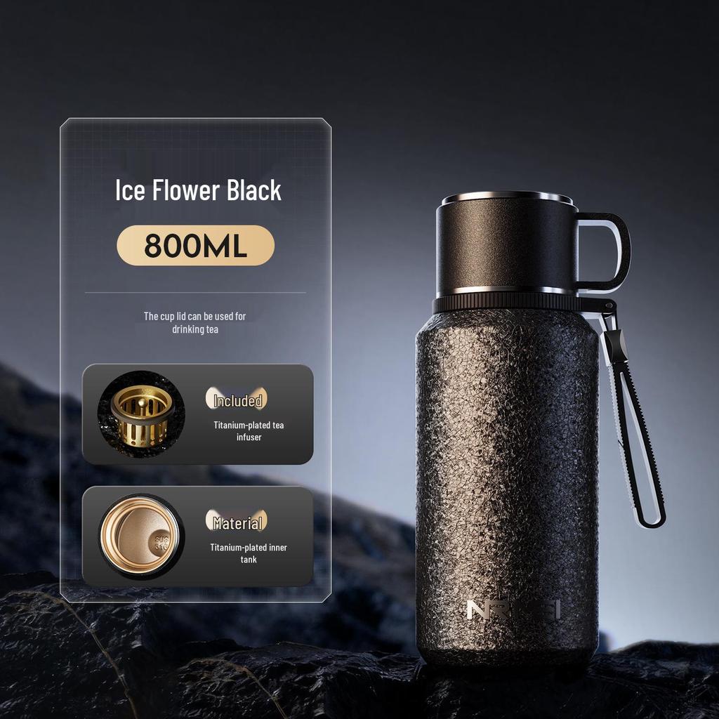 2025 Large Capacity Insulated Kettle with Tea Infuser – Unisex