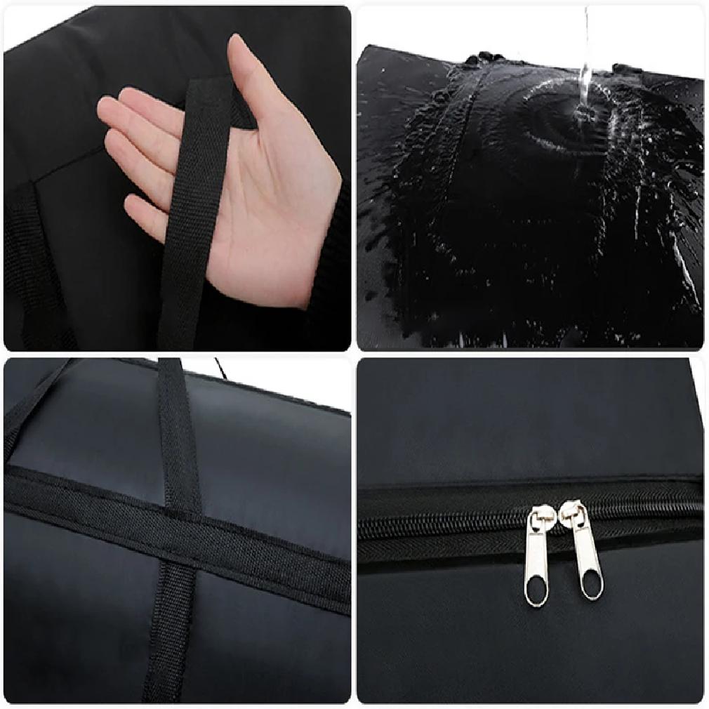 Large Capacity Clothes Storage Bag Portable Travel Waterproof Moving Luggage Bag Clothes Closet Under-Bed Packing Storage Bag