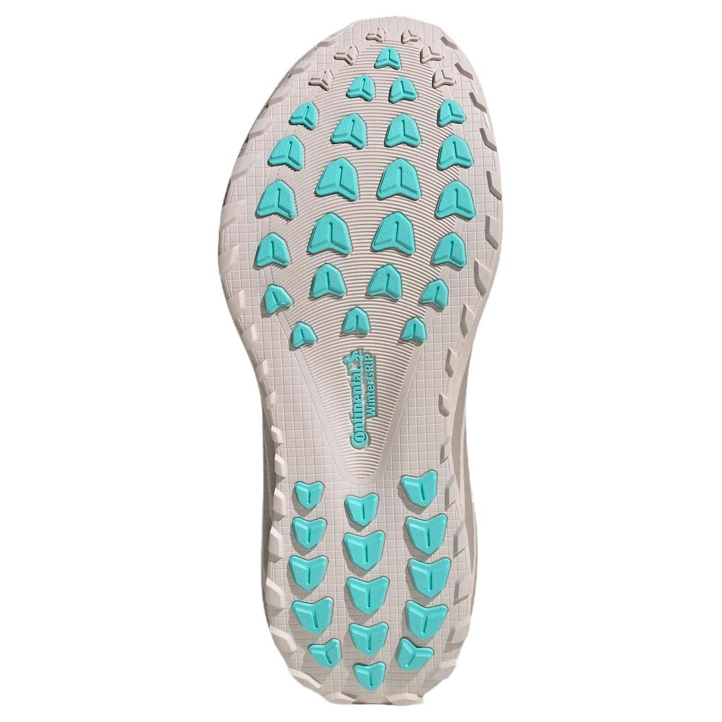 Adidas HYPERBOOST Running Shoes Women's Low Top Light Sesame Purple Pink/Steam Gray/Shimmery Blue IH9448