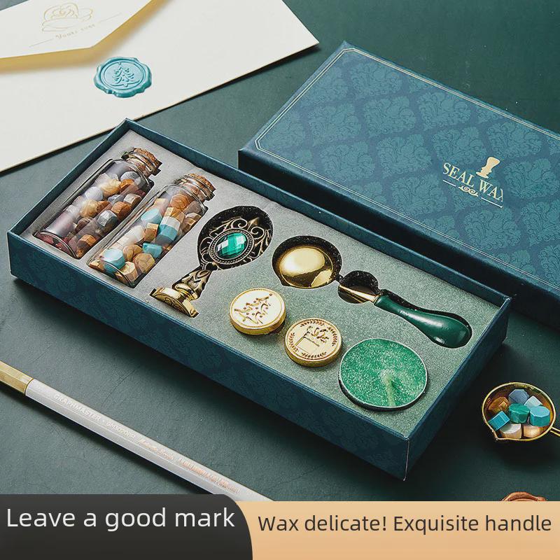 Creative Retro Multi-Color Wax Pellets Gift Box for Sealing Envelopes